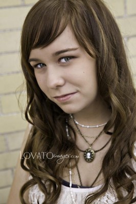 orange headshot photography