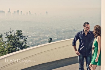 orange county engagement portraits