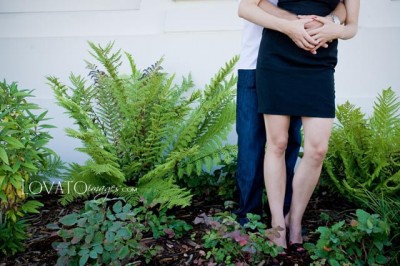 orange county engagement portraits