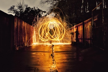 street photography steel wool